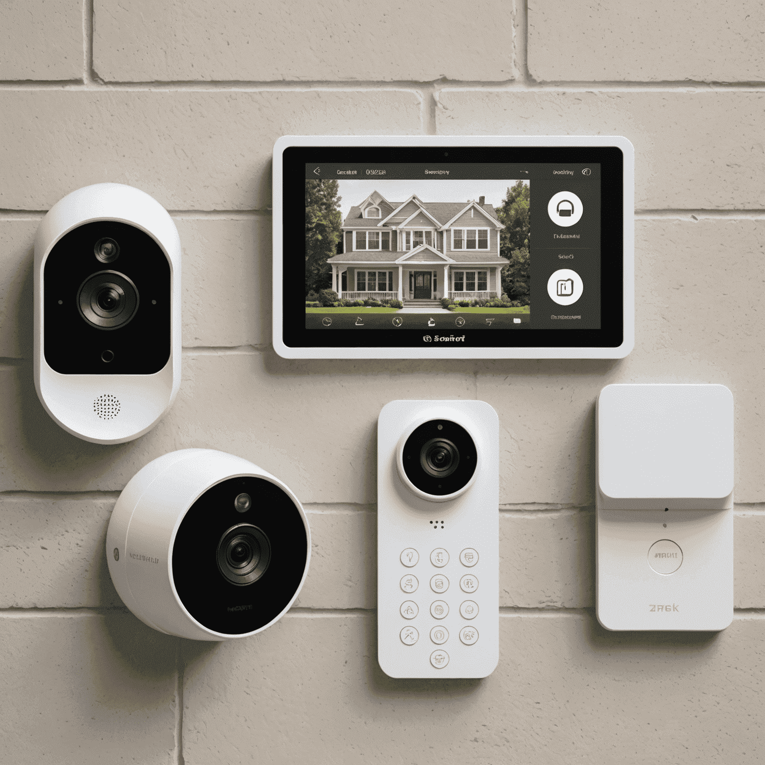 Sistema di sicurezza domestica smart con videocitofono e telecamere integrate